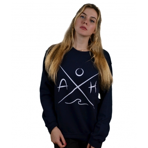 GRAPHIC SWEATSHIRT - NAVY