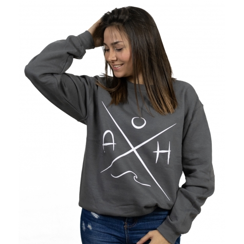 GRAPHIC SWEATSHIRT- GRAY