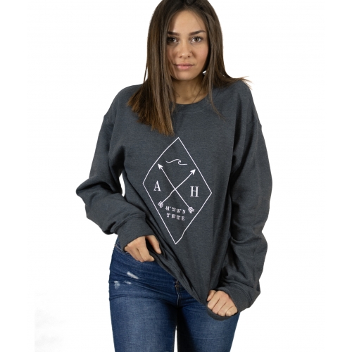 DIAMOND SWEATSHIRT - DARK HEATHER