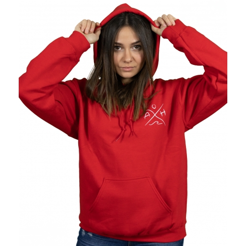LOW GRAPHIC HOODIE - CHERRY